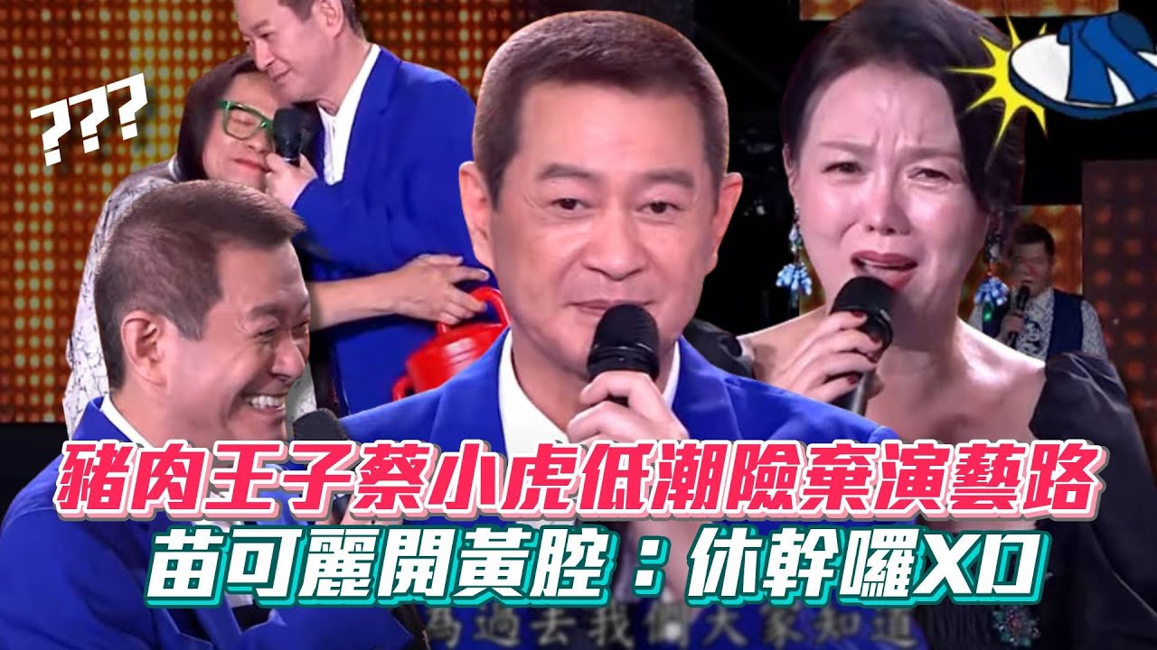 【超級夜總會】豬肉王子蔡小虎低潮險棄演藝路...苗可麗開黃腔：休ㄍ囉😂│ Vidol