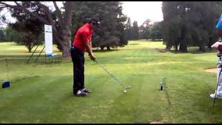 Andres Romero Tee hoyo 16 Olivos. Torneo de Maestros 2010