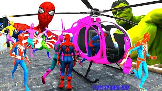 Siêu nhân người nhện đi máy bay giàu và nghèo cùng siêu anh hùng khổng lồ, spider-man cars mc-queen