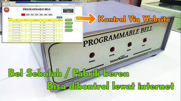 Bel Sekolah / Pabrik Kontrol Melalui Internet