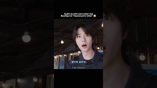 Part timer Beomgyu was so flustered his dialect popped out 🫨 #beomgyu #txt #hueningkai #todo #memes