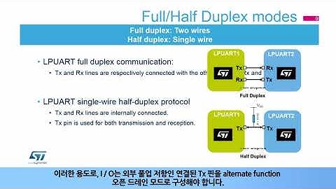STM32L4 OLT - Low-power universal asynchronous receiver transmitter (LPUART) [한글자막]