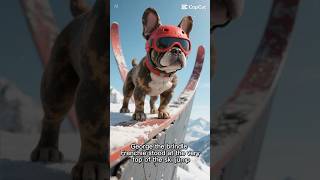 Longest ski jump! #video #facts #story #frenchbulldog #bulldog #adorably