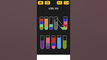 【Water Sort Puzzle】 Level 1212