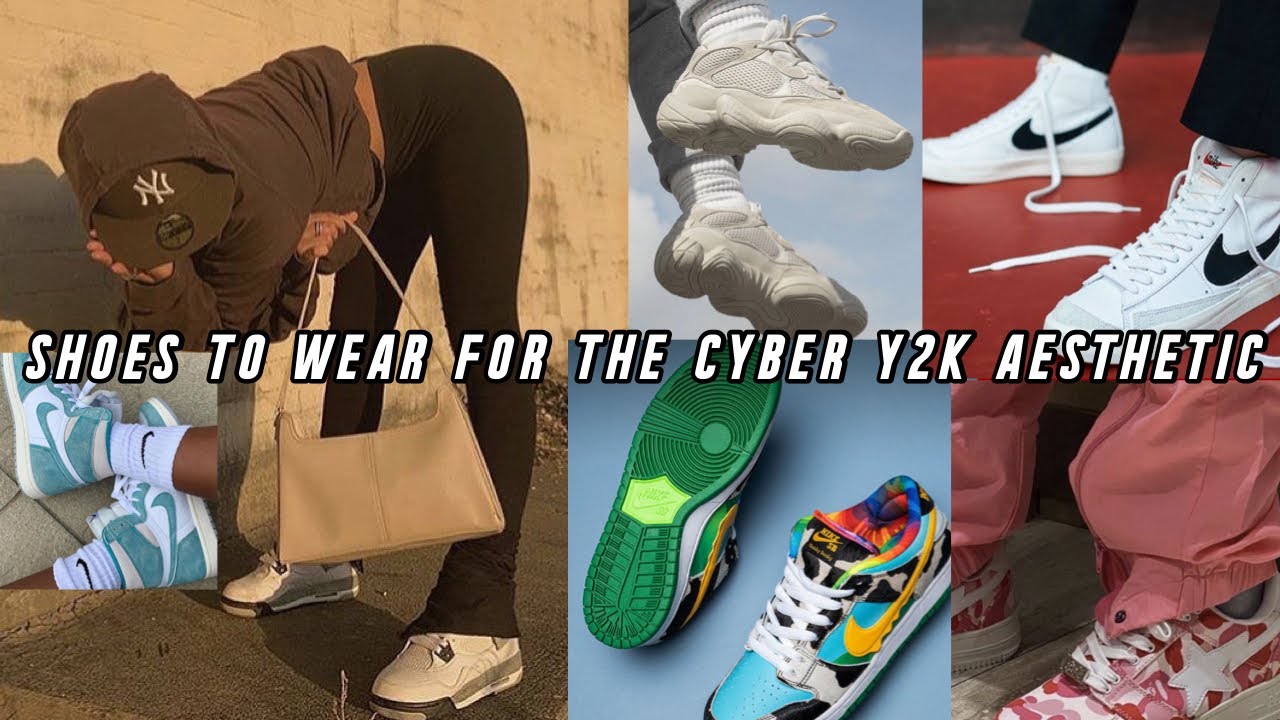 Shoes to fit The Cyber Y2K Aesthetic - YouTube