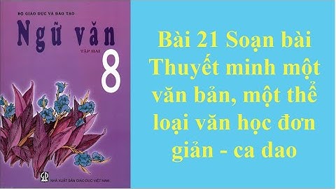 Văn 8 thuyết minh về một thể loại văn học năm 2024