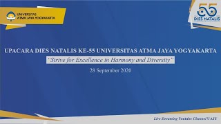 Upacara Dies Natalis ke-55 Universitas Atma Jaya Yogyakarta