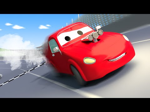 Yarış arabası Jerry - Çekici Tom  araba şehrinde - Çocuklar için çizgi filmler