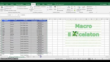 Filtro avanzado con macro en excel