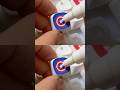 Drawing Captain America logo on my keyboard #shorts #drawing #keyboard #captainamerica