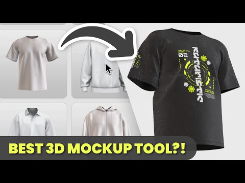 Step-by-Step Guide: Designing 3D T-Shirt Mockups Online