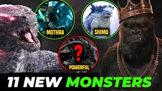 11 New Monsters in Godzilla X Kong the New Empire 🔥 || All New Titans EXPLAINED