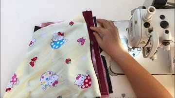 Mẹo nhỏ siêu dễ kỹ thuật may túi xách hai lớp có dây kéo