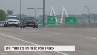 High level of reports for speeding on new I-74 bridge
