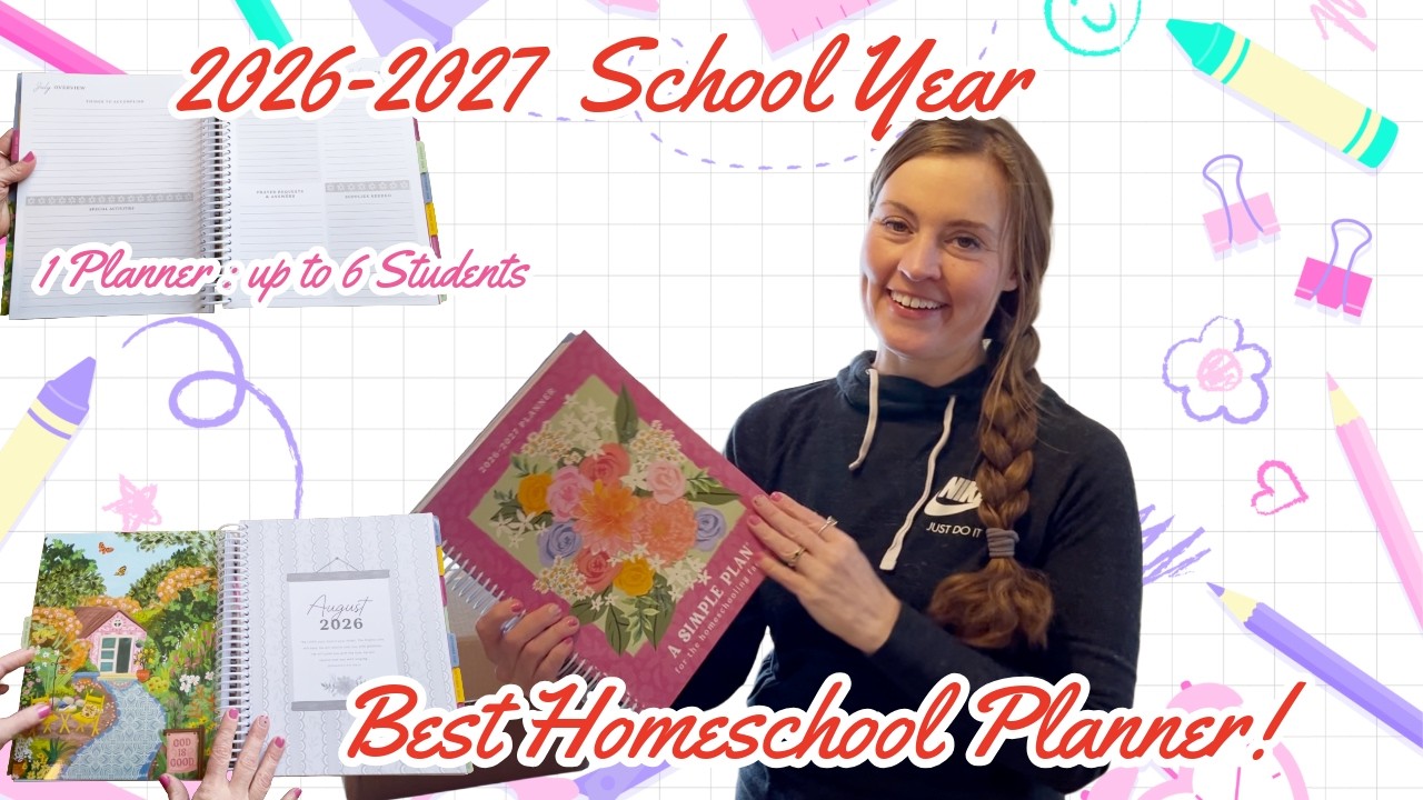 2026/2027 HOMESCHOOL PLANNER / Mardel / A Simple Plan / Homeschool Prep