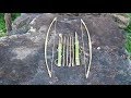 How To Build Most Beautiful Bow And Arrow  On Battery Life Top Mountains By Ancient Skill