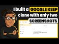 I Built Google Keep with Claude Code Using ONLY 2 Screenshots (COPY ME)