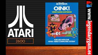🐷 Oink! - Atari 2600 - (1983) - Three Little Pigs Arcade Action - Retro Let’s Play - Activision