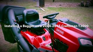 Installing a Bagger System on a Craftsman T3000 Riding Mower