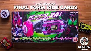 Kamen Rider Decade Neo Decadriver and Final Form Ride Cards | ASMR Review