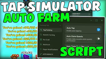 [👆NEW UPDATE] Roblox Tap Simulator Script Auto Farm, Unlock All Islands Pastebin 2025