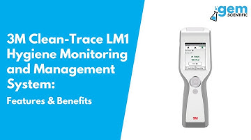 3M Clean-Trace LM1 Hygiene Monitoring and Management System - Gem Scientific