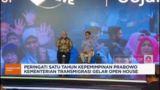 Peringati Satu Tahun Kepemimpinan Prabowo Kementrans Gelar Open House