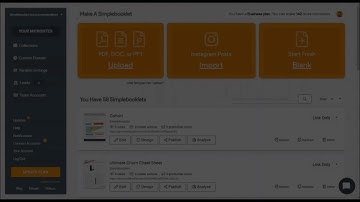 make a simplebooklet collection page