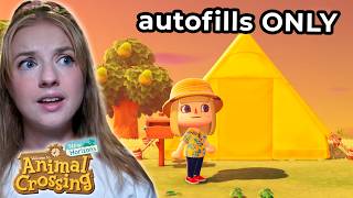Restarting my island and letting EVERY plot autofill | Animal Crossing: New Horizons