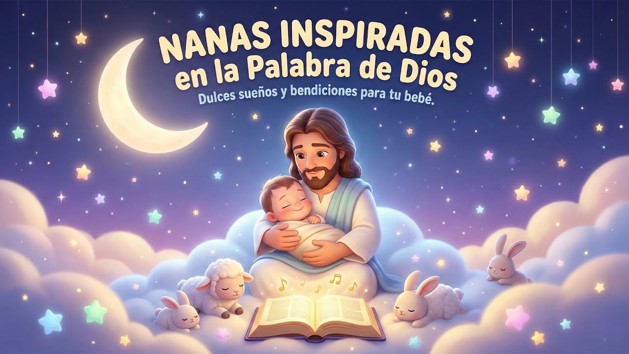 “Nanas Cristianas para Dormir Bebés | Música Suave Inspirada en la Biblia | Paz, Sueño y Bendición”