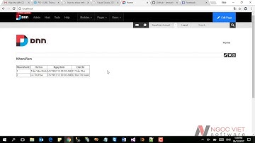 Hướng dẫn phát triển module DotNetNuke bằng C# trên Visual Studio 2015 - Phần 2