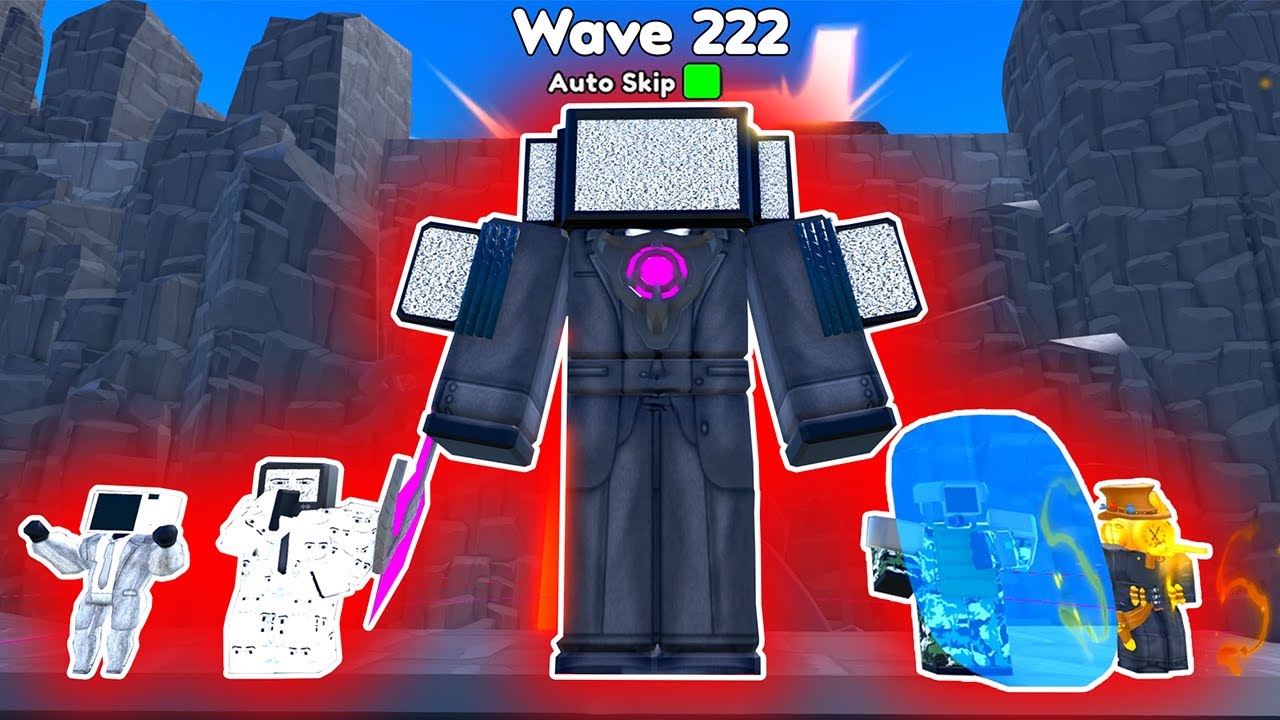 EQUIP ALL STUN UNITS REACHING WAVE 222+ | TOILET TOWER DEFENSE - YouTube