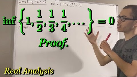 inf{1, 1/2, 1/3, 1/4, ...} = 0 Proof (ILIEKMATHPHYSICS)
