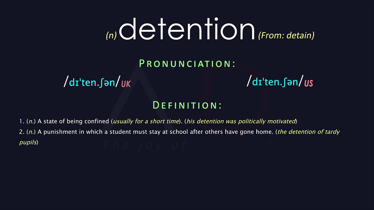 detention-meaning-and-pronunciation-audio-dictionary-youtube