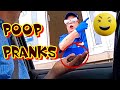 Poop pranks  funny fake poop prank compilation 