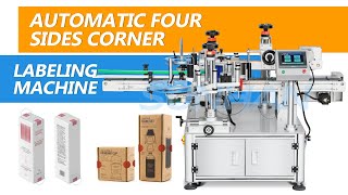 How To Use Automatic Four Sides Corner Tamper-evident Sticker Labeling Machine For Boxes