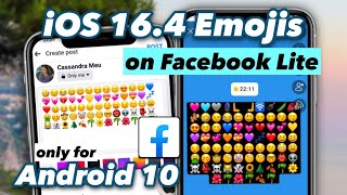 iOS 16.4 Emojis on Facebook Lite for Android 10 screenshot 4