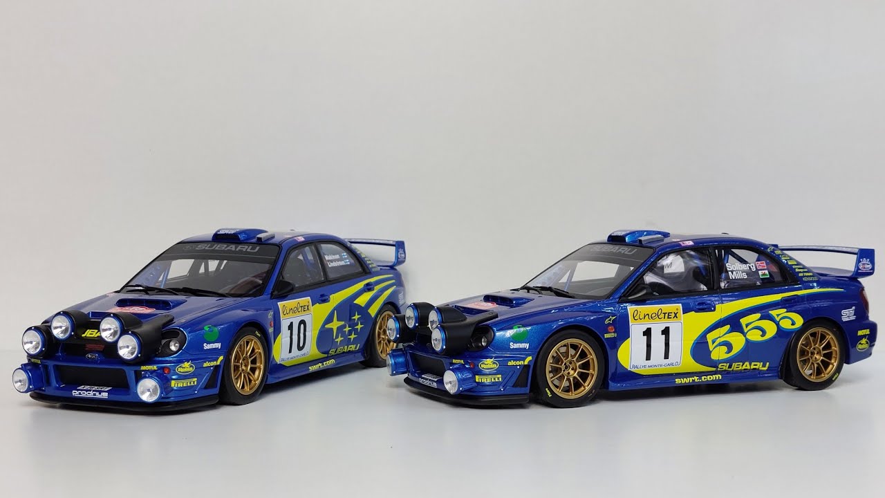 Subaru Impreza WRC S7 Rally Monte Carlo 2002 Team Solberg/Makinen