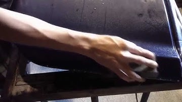 How to color sand and buff by hand Part 1: Sanding