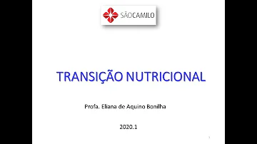 O que foi a transição nutricional no Brasil?