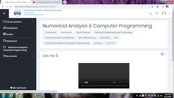 How to add Lectures in the lecture section of BZU LMS