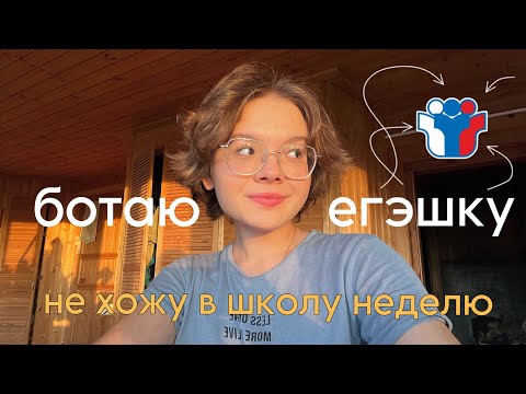 не хожу в школу неделю | дневник выпускницы | 11 класс | готовлюсь к егэ 2024 по химии и биологии