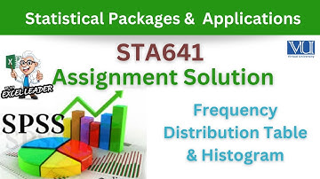 STA641 Assignment Solution_Frequency Distribution Table_Midpoints_Draw a Histogram_Excel Functions