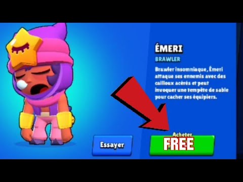 Tuto Comment Avoir Emeri Sur Brawl Stars Gratuit Youtube - photos de emery dans brawl stars