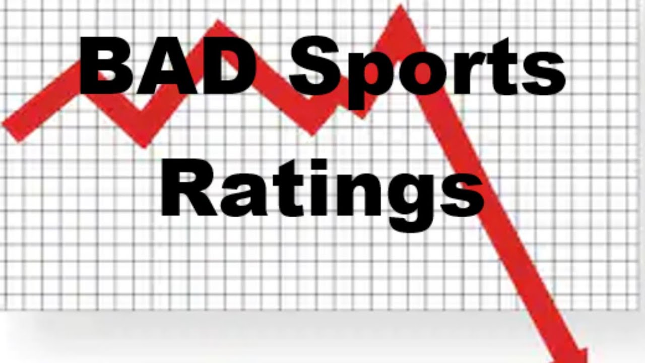 Reacting to HORRIBLE Sports Ratings! Are Sports Dying? YouTube