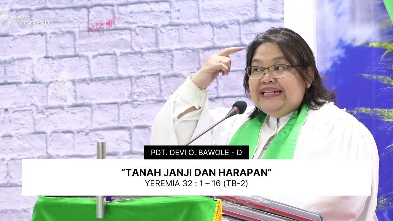 “Tanah Janji dan Harapan” - Pdt. Devi O. Bawole