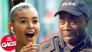 She Made The Policeman Cry | Just For Laughs Gags