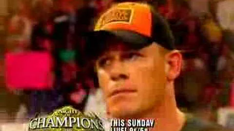 WWE NIGHT OF CHAMPIONS - Cena vs. Triple H