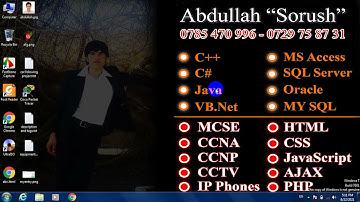 Lesson#2 what is computer data and information in pashto  by Abdullah Sorush