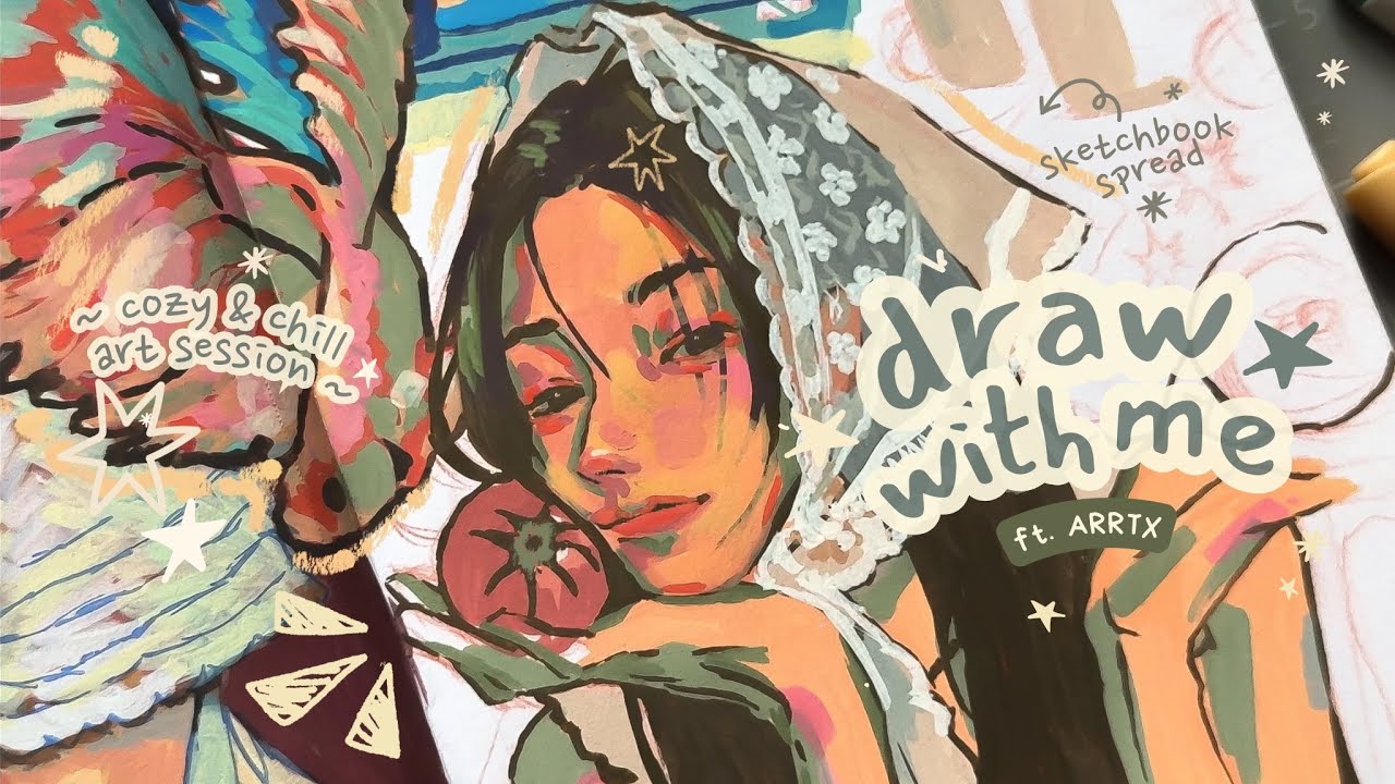 filling pages in my sketchbook ☁️